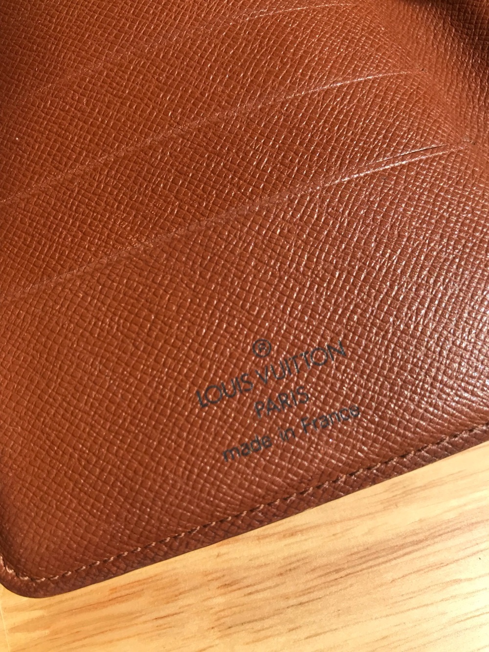 Louis Vuitton Brown Monogram Canvas Tote with Tan Leather Straps - Picture 12 of 14